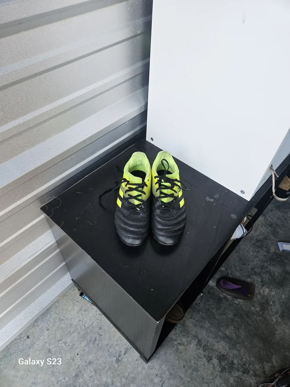 Adidas Copa FG Soccer Cleats Size 5 Black Neon Solar Yellow Leather